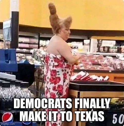 ??? | DEMOCRATS FINALLY MAKE IT TO TEXAS | image tagged in memes,gifs | made w/ Imgflip meme maker