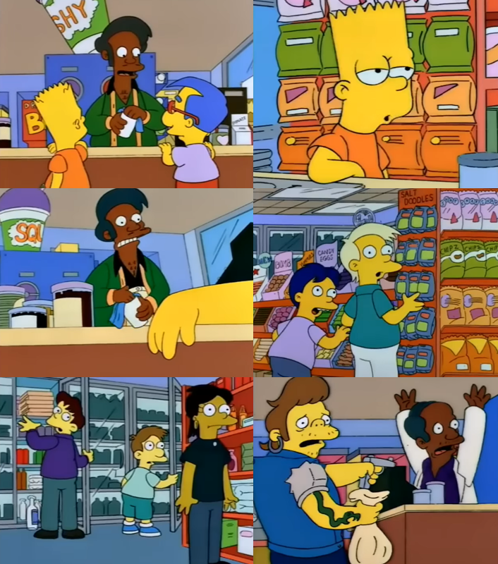 Bart pide super malteada Blank Meme Template