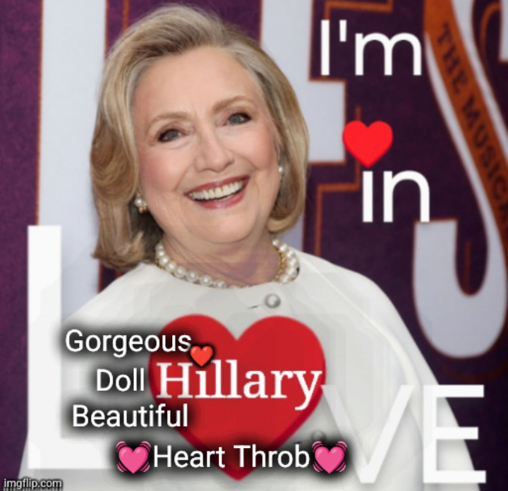 Hillary Heart Throb Blank Meme Template