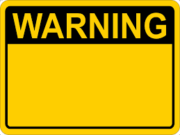 High Quality Warning Sign Blank Meme Template