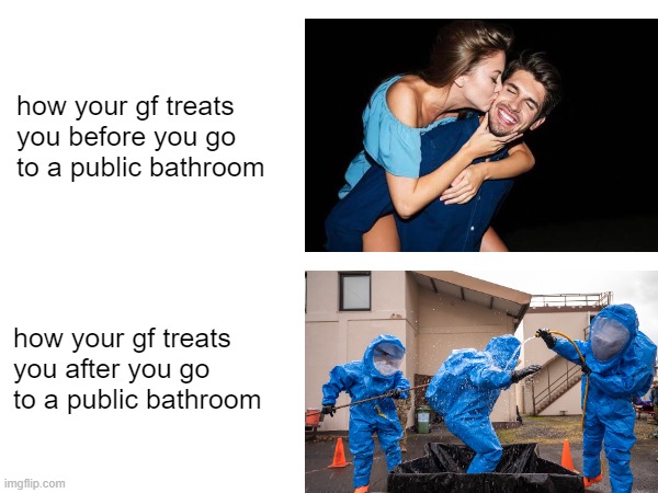 Public Bathroom Joke Blank Meme Template