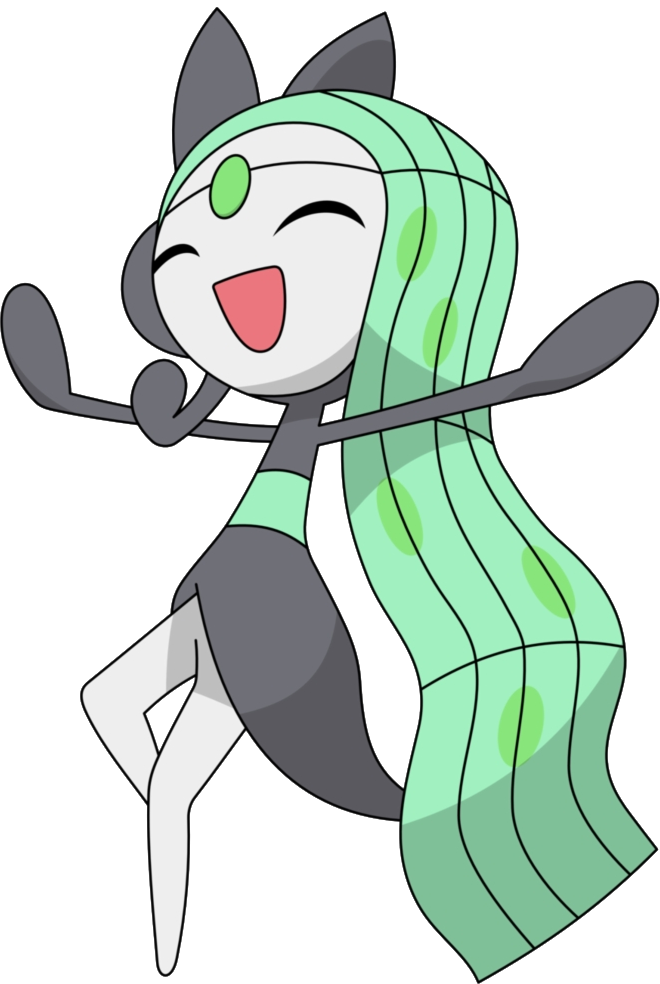 High Quality Shiny Meloetta 3 (Aria Form) Blank Meme Template