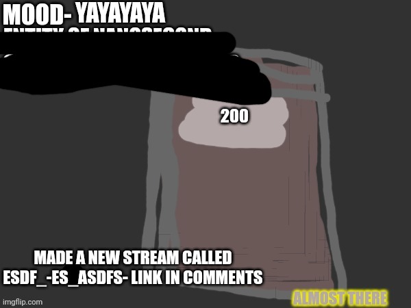 Dusk-the-eevee anno temp | YAYAYAYA; MADE A NEW STREAM CALLED ESDF_-ES_ASDFS- LINK IN COMMENTS | image tagged in dusk-the-eevee anno temp | made w/ Imgflip meme maker