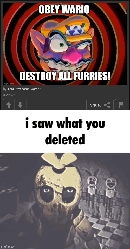 image tagged in i saw what you deleted | made w/ Imgflip meme maker