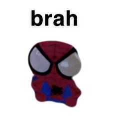 spiderman plush brah Blank Meme Template