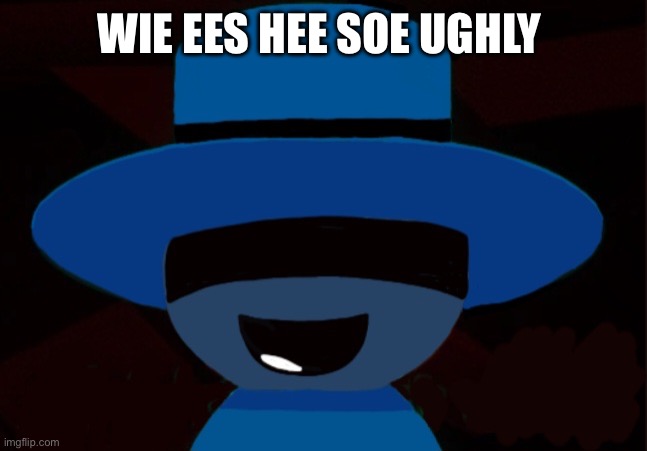 Random Bambar Art | WIE EES HEE SOE UGHLY | image tagged in bambar announcement temp | made w/ Imgflip meme maker