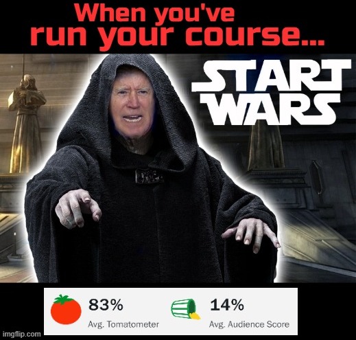 image tagged in american politics,joe biden,star wars | made w/ Imgflip meme maker