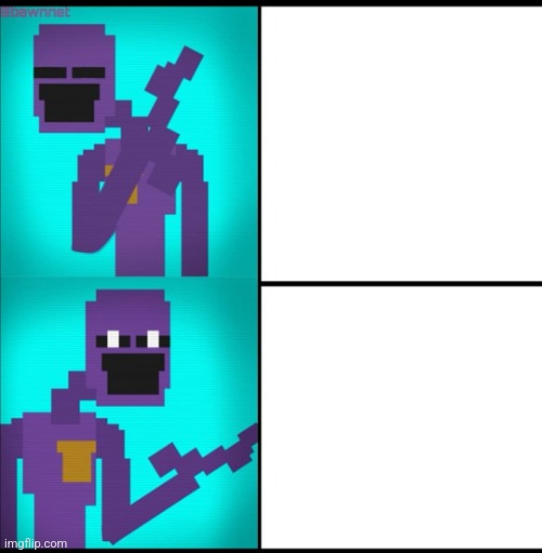 Drake Hotline Bling Meme FNAF EDITION | image tagged in drake hotline bling meme fnaf edition | made w/ Imgflip meme maker