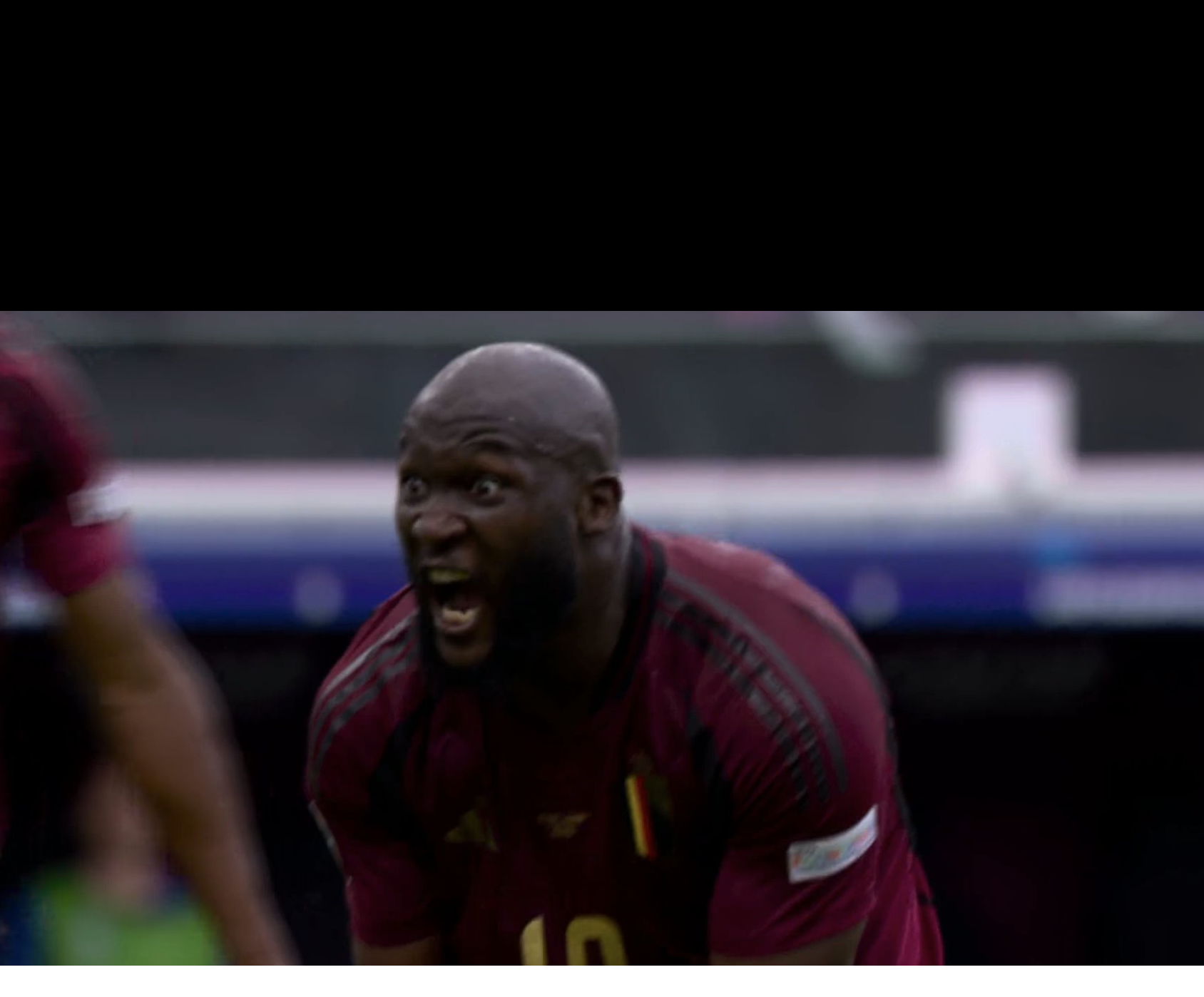 Angry Lukaku Blank Meme Template