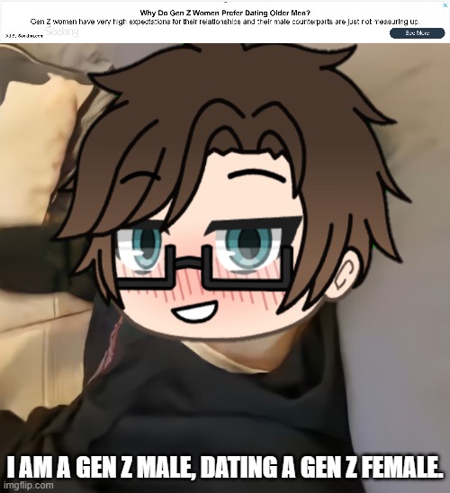 MC feels excluded from this ad. but MC is 2 minutes older than his love interest. | I AM A GEN Z MALE, DATING A GEN Z FEMALE. | image tagged in pop up school 2,pus2,ads,excluded,mc | made w/ Imgflip meme maker