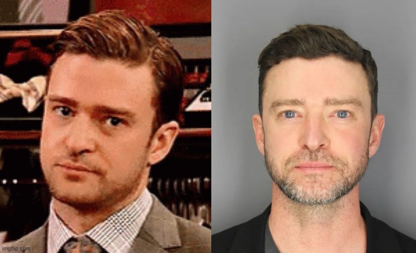 Sober/Plastered | image tagged in really justin timberlake,justin timberlake mug shot | made w/ Imgflip meme maker