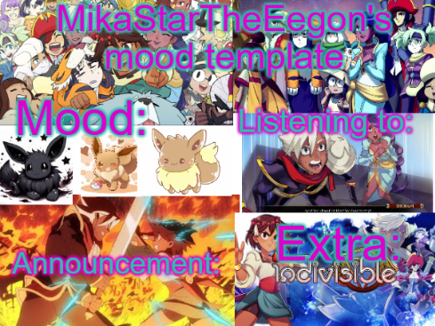 High Quality MikaStarTheEegon's Official Mood Temp Blank Meme Template