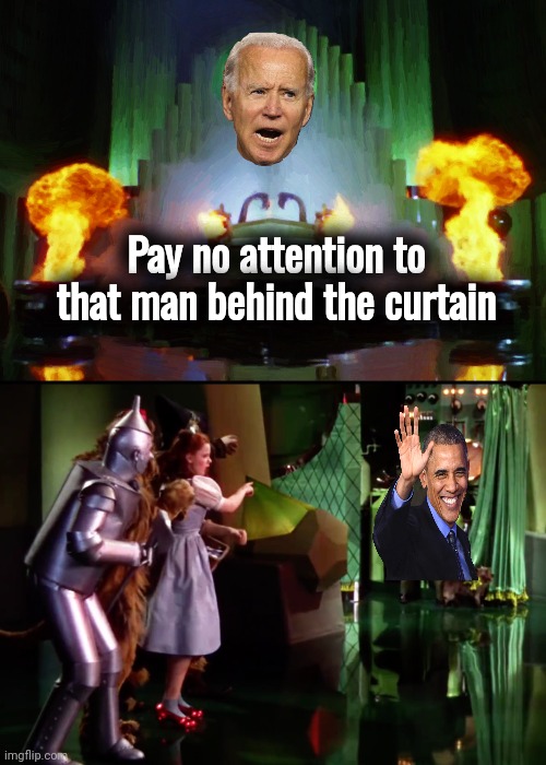 Wizard of Oz - Man Behind the Curtain | Pay no attention to that man behind the curtain | image tagged in wizard of oz - man behind the curtain | made w/ Imgflip meme maker