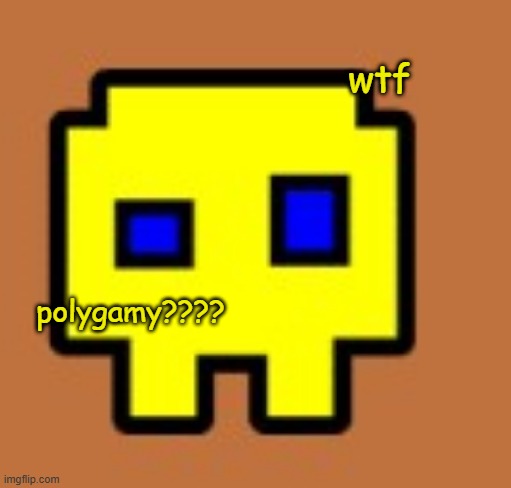 -^O! | wtf; polygamy???? | made w/ Imgflip meme maker