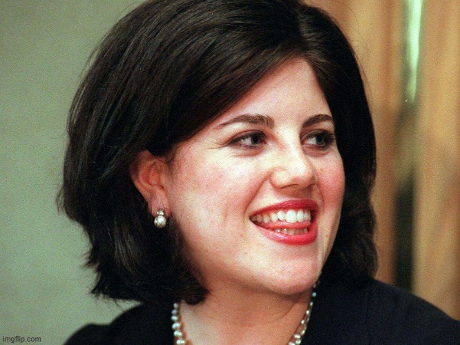 monica lewinsky | image tagged in monica lewinsky | made w/ Imgflip meme maker