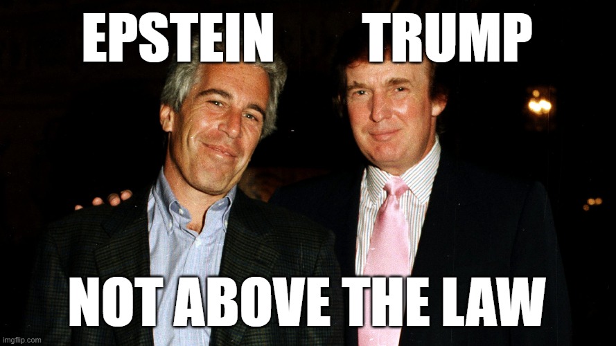 EPSTEIN        TRUMP; NOT ABOVE THE LAW | made w/ Imgflip meme maker