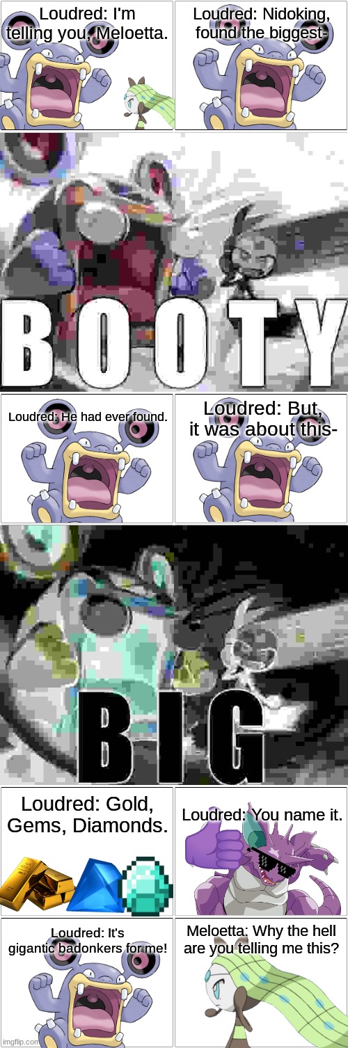 Loudred's Crazy Story.mp3 | image tagged in comic | made w/ Imgflip meme maker