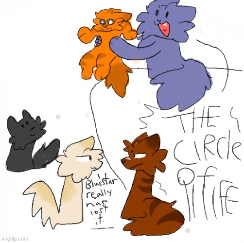 I really don't know what this is. | image tagged in warrior cats,the circle of life | made w/ Imgflip meme maker