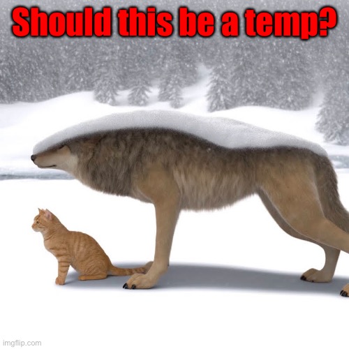 Should this be a temp? | made w/ Imgflip meme maker