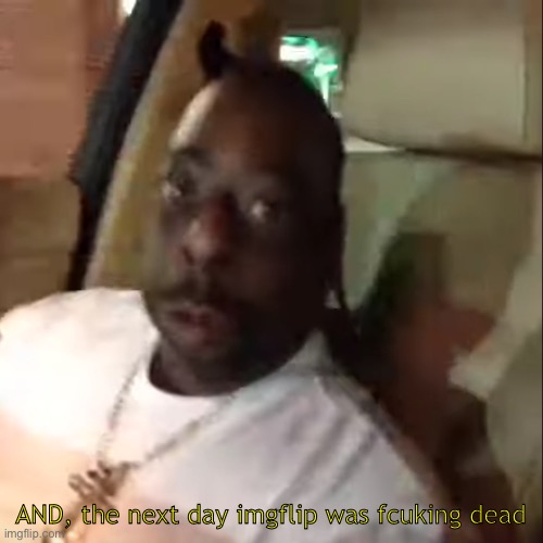 AND, the next day imgflip was fcuking dead | made w/ Imgflip meme maker