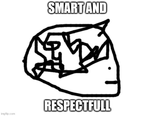 SMART AND RESPECTFULL | made w/ Imgflip meme maker