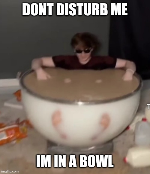 Tub guy | DONT DISTURB ME; IM IN A BOWL | image tagged in tub guy | made w/ Imgflip meme maker