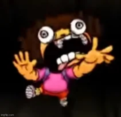 caption this | image tagged in dora falling and screaming | made w/ Imgflip meme maker