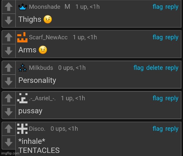 Vile words spoken along with "personality" | made w/ Imgflip meme maker