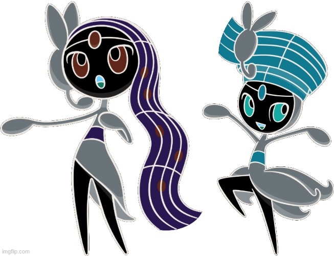 Meloetta but inverted.mp3 | image tagged in photo negative meloetta aria form,photo negative meloetta pirouette form | made w/ Imgflip meme maker