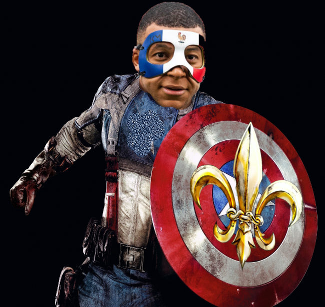 Captain France Blank Meme Template