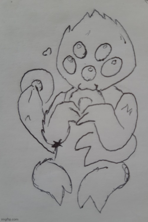 The urge to Willpost...(Skul drew this) | image tagged in william boopford fluffington the third | made w/ Imgflip meme maker