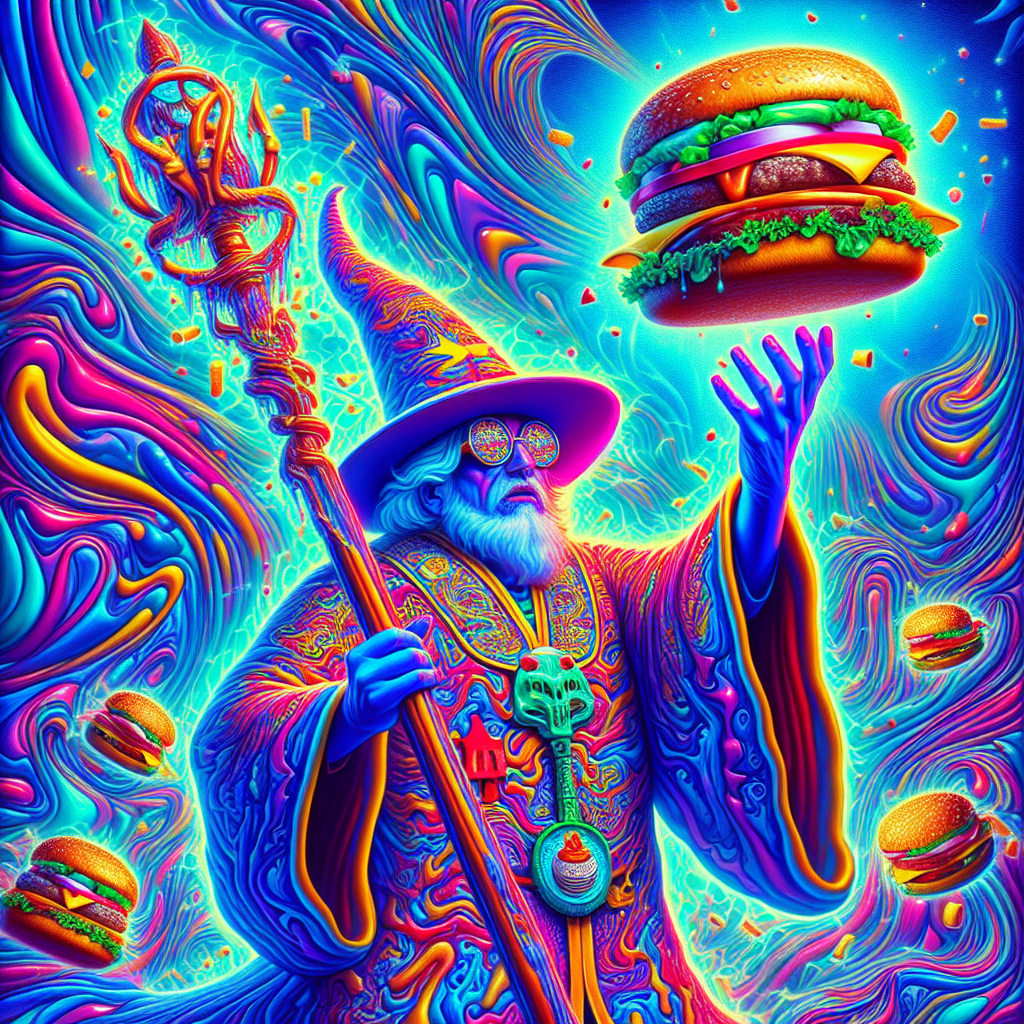 Fast Food Wizard Blank Meme Template