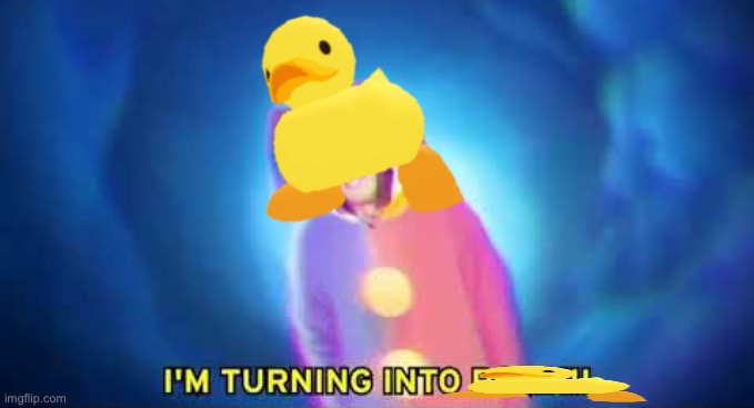 I'm turning into a duck | image tagged in i'm turning into a pomni | made w/ Imgflip meme maker