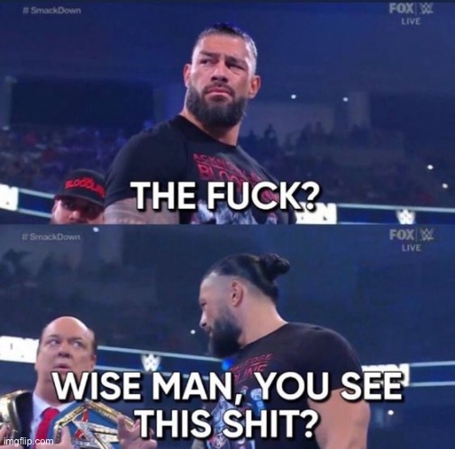 Wise man, you see this shit? | image tagged in wise man you see this shit | made w/ Imgflip meme maker