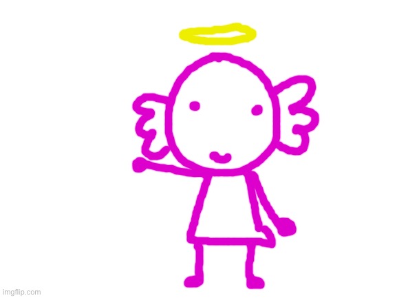 i think this is how u draw the little axos | image tagged in blank white template | made w/ Imgflip meme maker