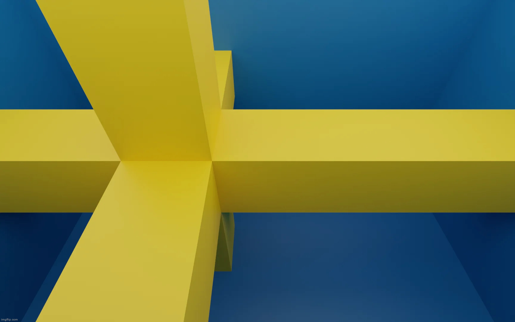 flag of sweden if 4D jesus died on a 3D cross | made w/ Imgflip meme maker