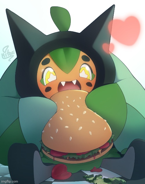 Cheezburger (Art by Hitoridoodles) | made w/ Imgflip meme maker