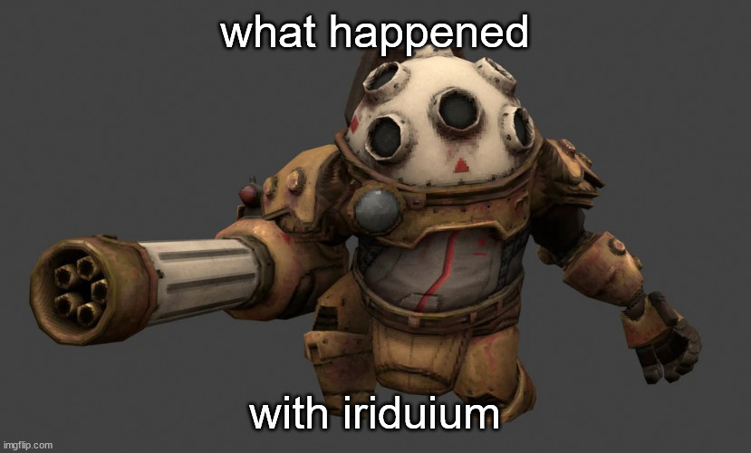 gutterman2 | what happened; with iriduium | image tagged in gutterman2 | made w/ Imgflip meme maker