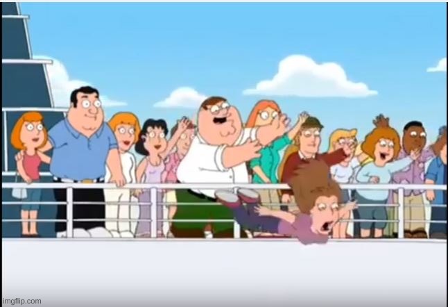 Family Guy Bye | image tagged in family guy bye | made w/ Imgflip meme maker