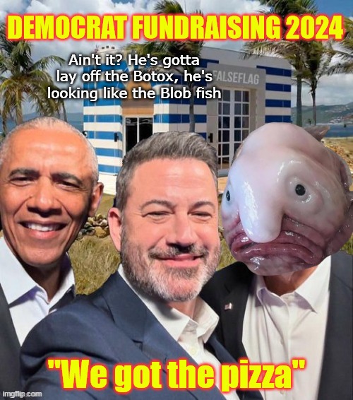 Ain't it? He's gotta lay off the Botox, he's looking like the Blob fish | made w/ Imgflip meme maker