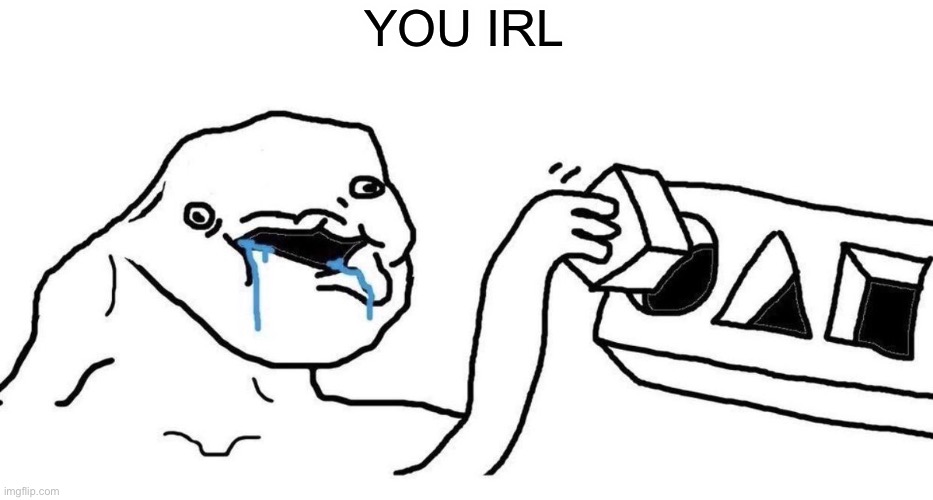 Brainlet blocks | YOU IRL | image tagged in brainlet blocks | made w/ Imgflip meme maker