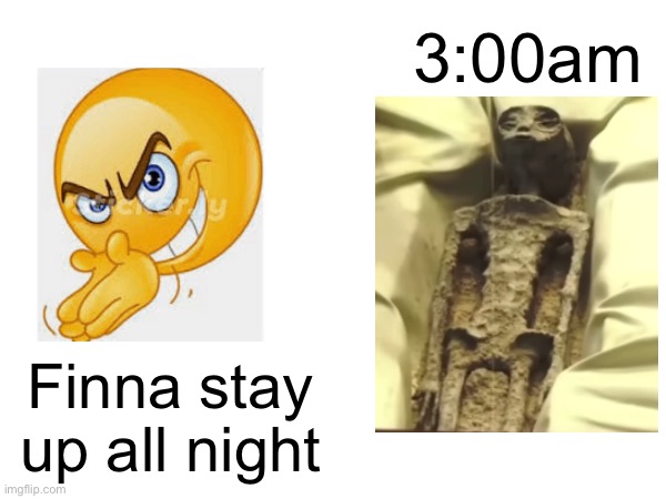 3:00am; Finna stay up all night | made w/ Imgflip meme maker