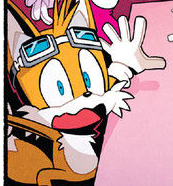 High Quality tails scared Blank Meme Template