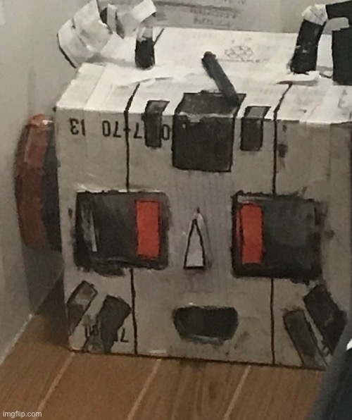 Zerobot head got a glow up again guys | image tagged in zerobot | made w/ Imgflip meme maker