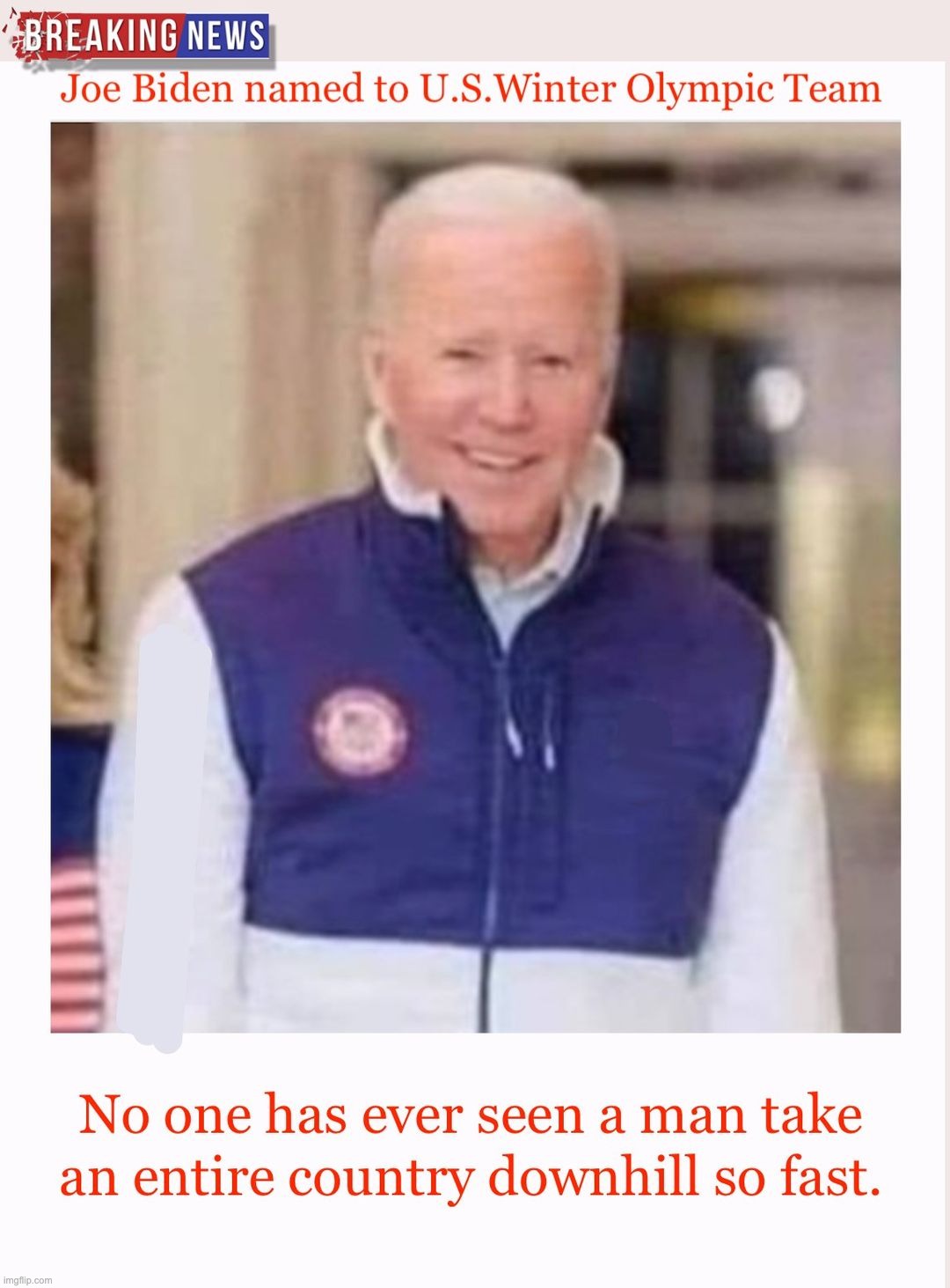 Italy 2026 | image tagged in winter olympics,biden,fail | made w/ Imgflip meme maker