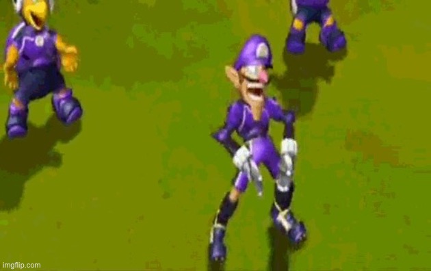 Cursed Waluigi | image tagged in cursed waluigi | made w/ Imgflip meme maker