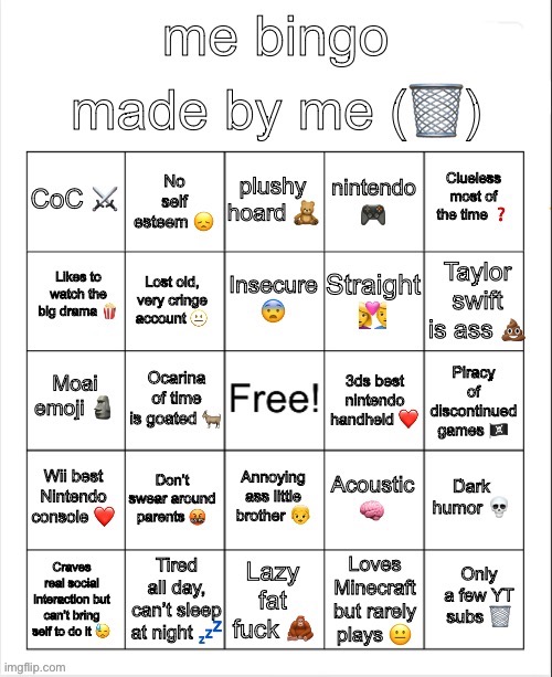 I have returned from the kitchen chat | image tagged in trash bingo made by trash | made w/ Imgflip meme maker