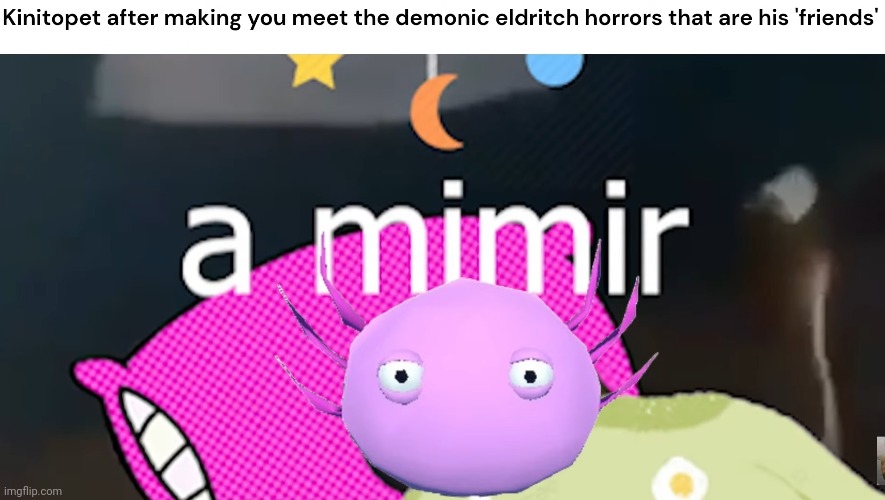 a mimir | image tagged in kinitopet | made w/ Imgflip meme maker
