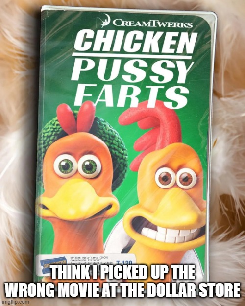 Wrong Movie | THINK I PICKED UP THE WRONG MOVIE AT THE DOLLAR STORE | image tagged in sex jokes | made w/ Imgflip meme maker