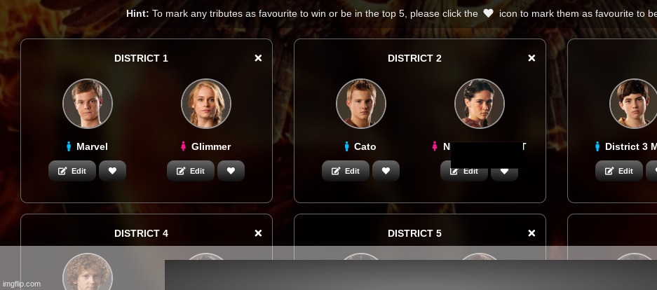 hunger games update wild fr | made w/ Imgflip meme maker